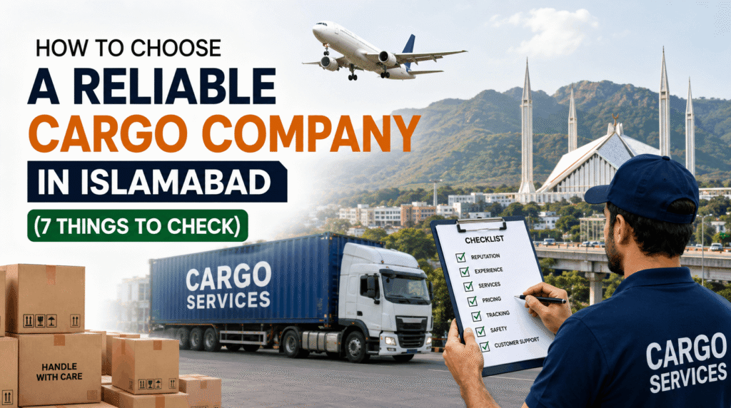 How to Choose a Reliable Cargo Company in Islamabad (7 Things to Check)