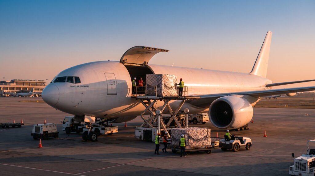 How to book and ship air cargo from Islamabad to Dubai, UK, and USA