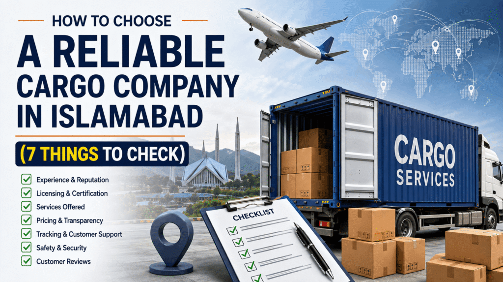 How to Choose a Reliable Cargo Company in Islamabad (7 Things to Check)
