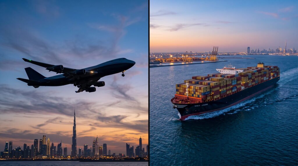 Air cargo shipping costs and rates to Dubai