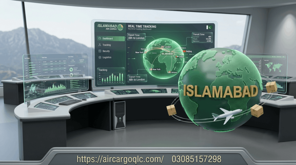 Fast air cargo delivery from Islamabad to Dubai, UK, and USA