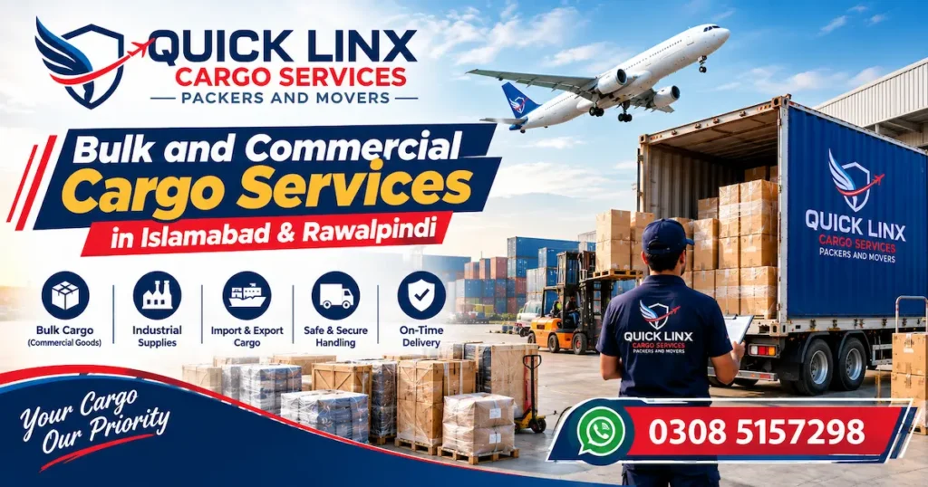 Bulk & Commercial Cargo Services in Islamabad & Rawalpindi