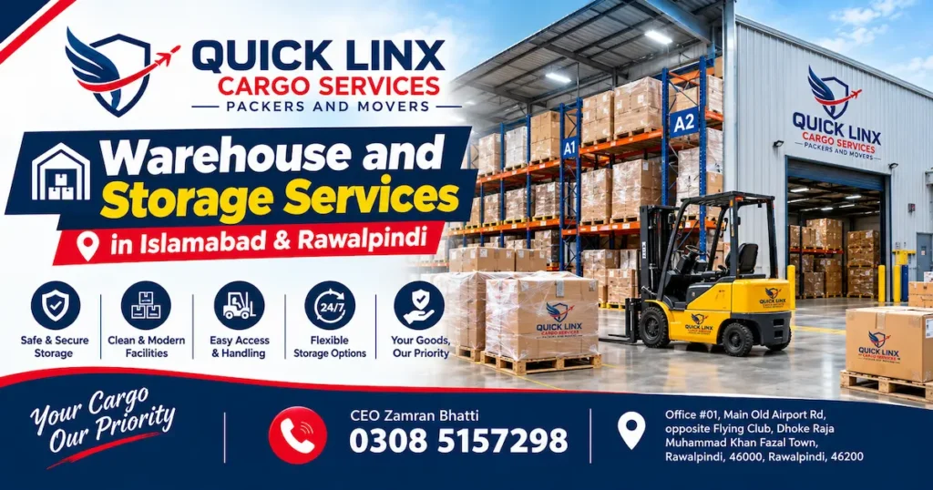Warehouse and Storage Services in Islamabad & Rawalpindi